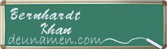 Bernhardt Khan Visitenkarte